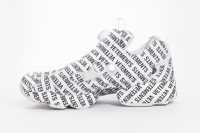 搶先預覽 Vetements x Reebok Instapump Fury 全新「Monogram」別注系列