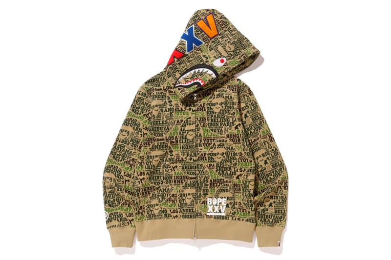A BATHING APE®「BAPE XXV」企劃系列完整單品