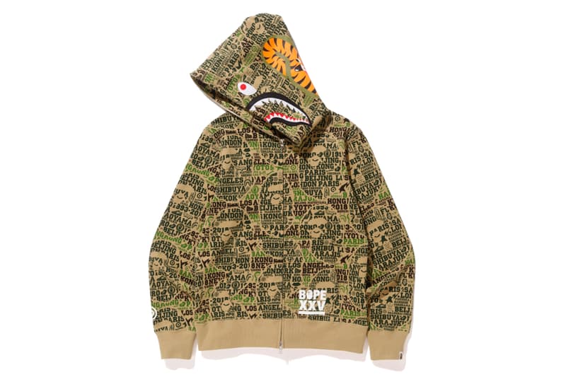 A BATHING APE®「BAPE XXV」企劃系列完整單品