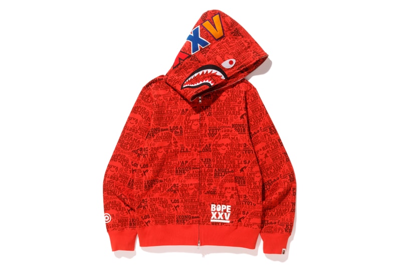 A BATHING APE®「BAPE XXV」企劃系列完整單品