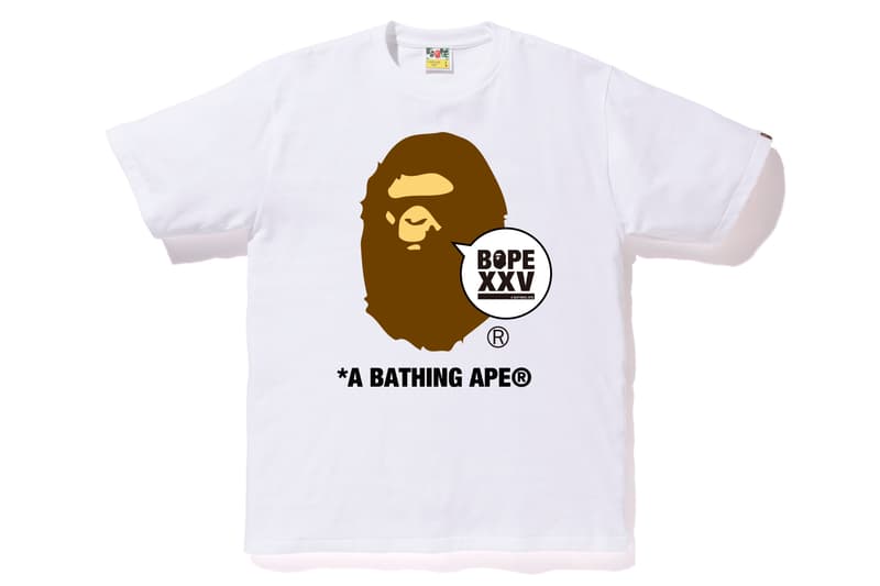A BATHING APE®「BAPE XXV」企劃系列完整單品