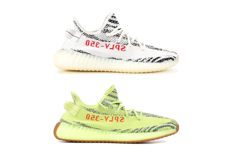 YEEZY BOOST 350 V2「Zebra」及「Semi Frozen Yellow」或再度補貨