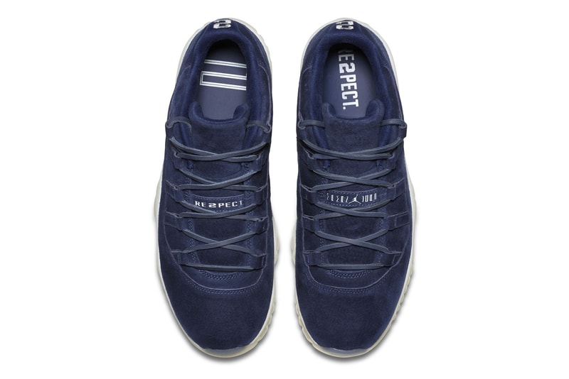 Derek Jeter x Air Jordan 11「RE2PECT」低筒市售版本官方圖片釋出