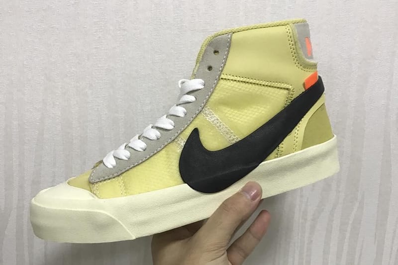 Off-White™ x NikeLab Blazer Studio Mid 黃色版本或將在 7 月發售