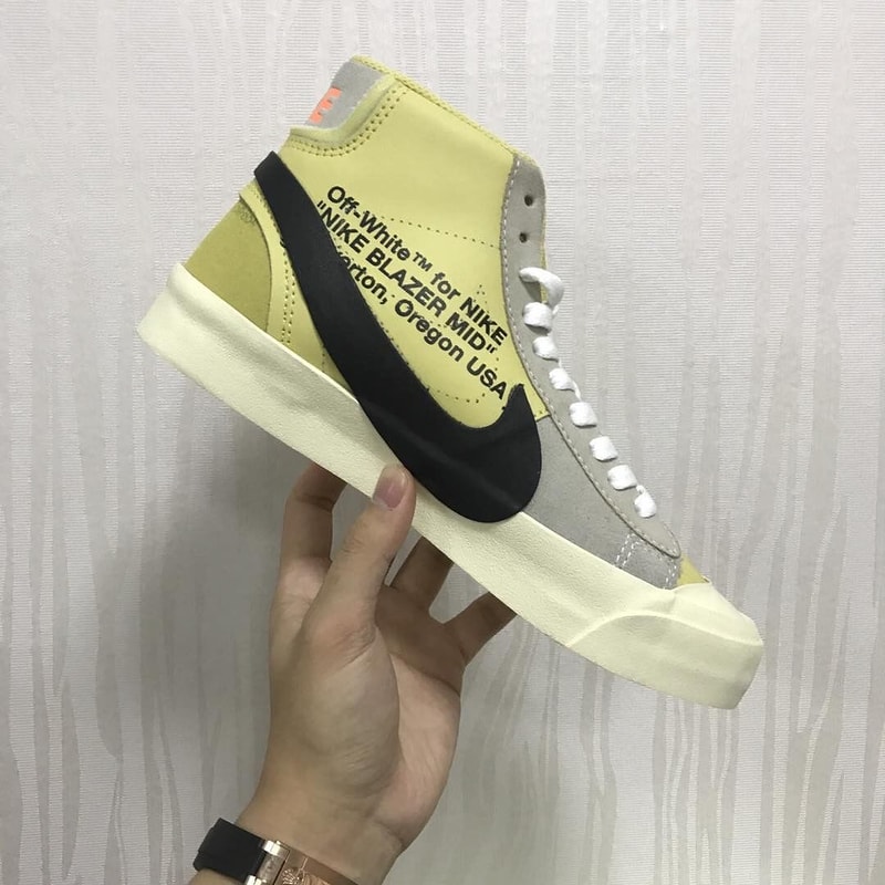Off-White™ x NikeLab Blazer Studio Mid 黃色版本或將在 7 月發售