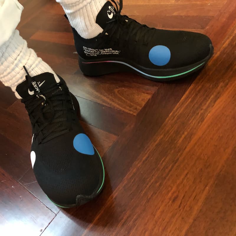 J.R. Smith 曝光 Off-White™ x Nike Zoom Fly Mercurial Flyknit 黑色版本最新諜照