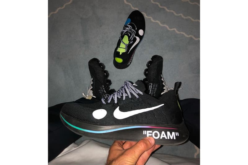 黑色版 Off-White™ x Nike Zoom Fly Mercurial Flyknit 联名鞋款曝光