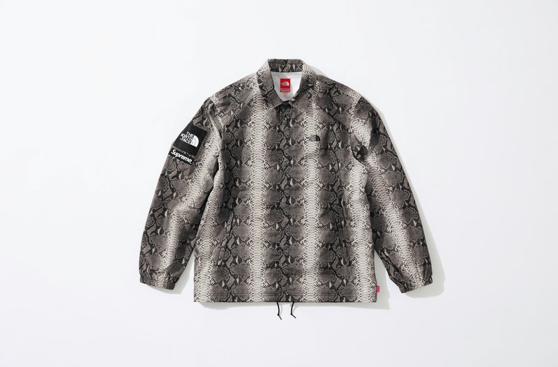 Supreme x The North Face 2018 春夏「Snake-Print」系列正式發布