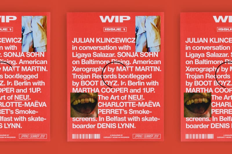 Carhartt WIP 正式推出全新精品雜誌《WIP》