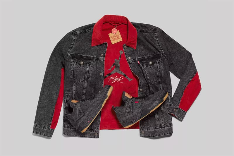 Levi's x Air Jordan 4 全新联名丹寧外套曝光