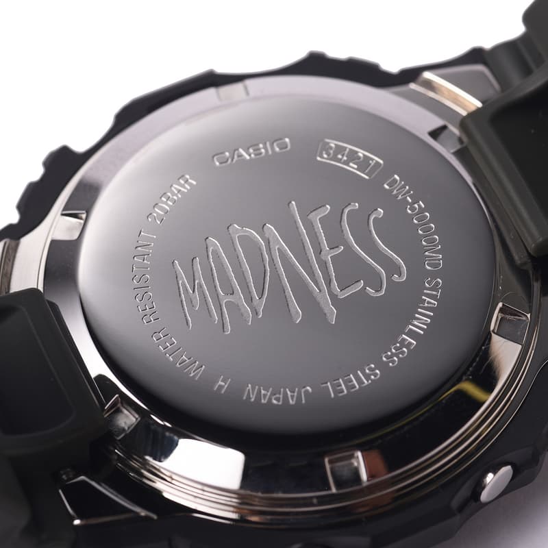 MADNESS x G-SHOCK DW-5000MD 聯名腕錶發售詳情公開