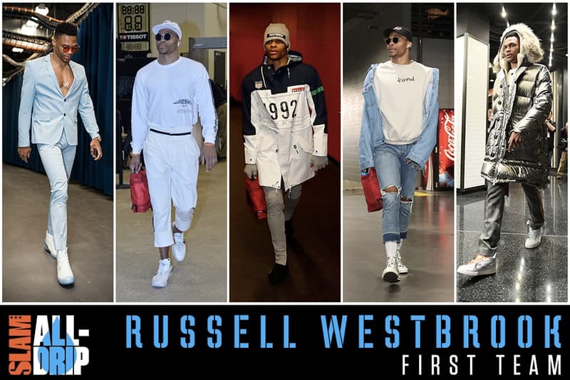 《SLAM》公布 NBA 最會穿搭「年度第一隊」