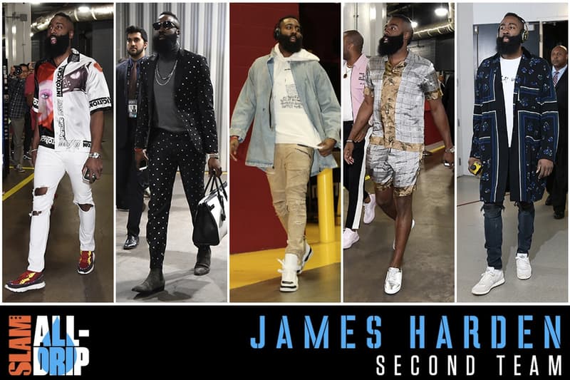 《SLAM》公布 NBA 最會穿搭「年度第一隊」