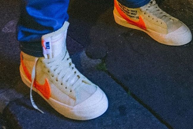 疑似新版 Off-White™ x Nike Blazer 亮相巴黎時裝周街頭