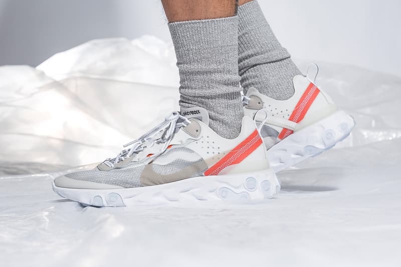 Nike 革新鞋款 React Element 87 細節近賞