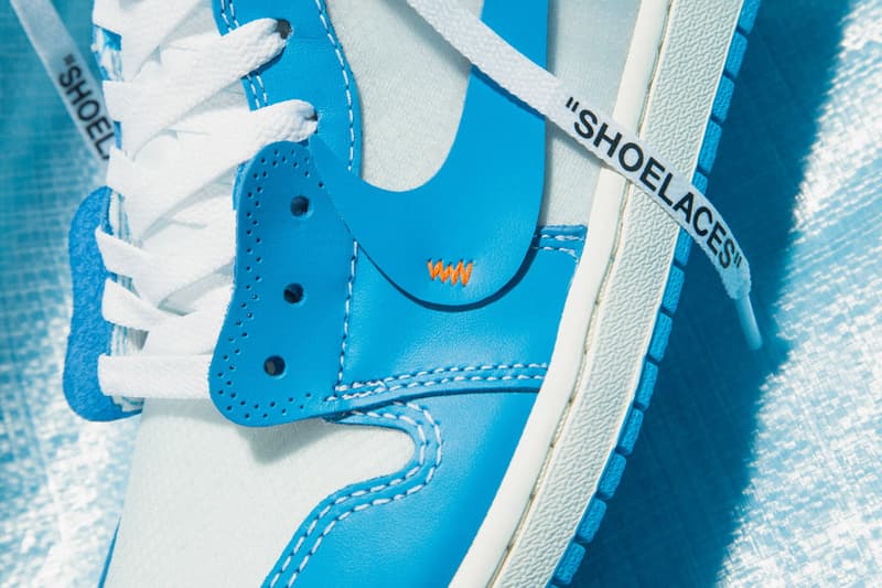 近賞 Virgil Abloh x Air Jordan 1「UNC」別注配色