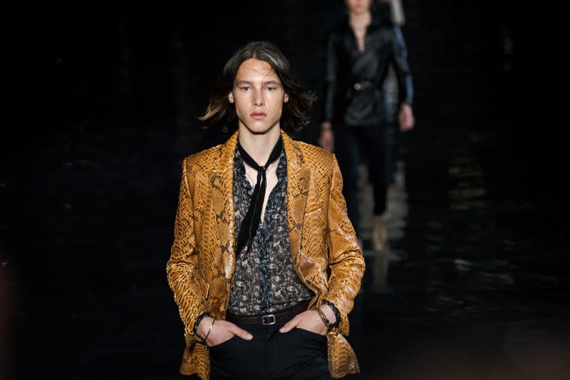 Saint Laurent 於紐約發布 2019 春夏男裝系列