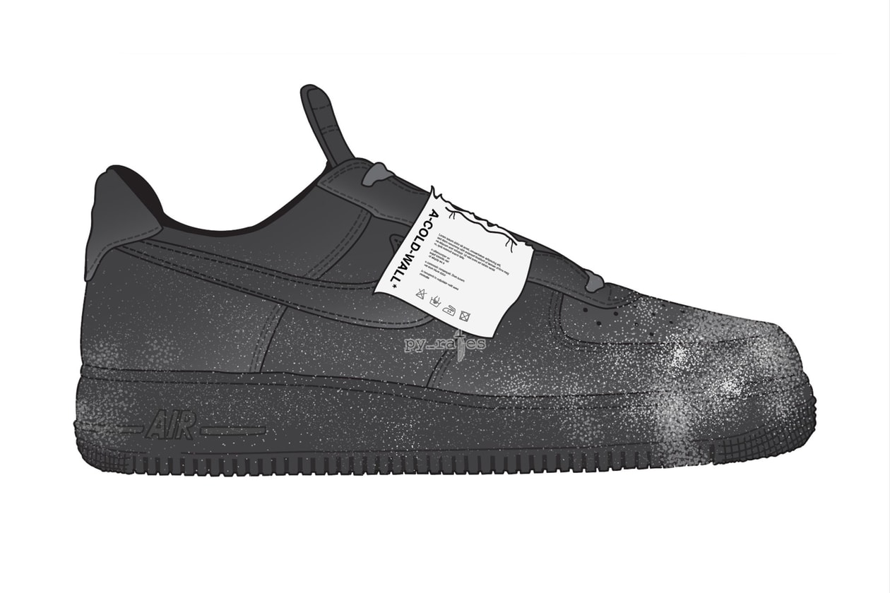 A-Cold-Wall* x Nike Air Force 1 Low 联名系列发售信息曝光