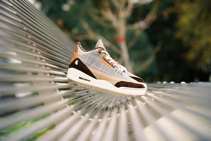 BespokeIND 打造全新 Air Jordan 3「Carhartt WIP」定製配色