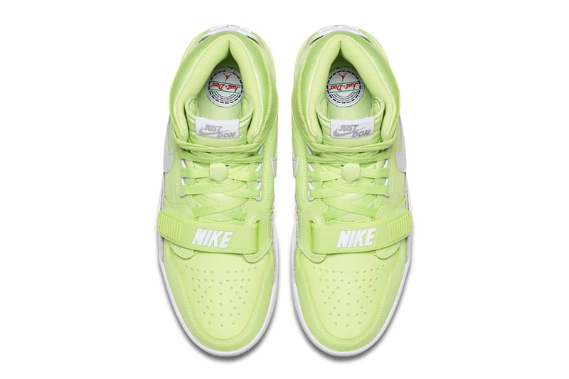 Just Don x Jordan Legacy 312「Ghost Green」官方圖片釋出