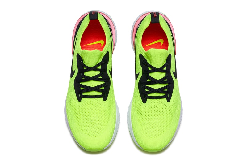 搶先預覽 Nike Epic React Flyknit 全新配色設計「Volt」