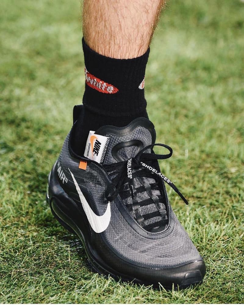 Off-White™ 分享全新 Nike Air Max 97 黑色聯名版本細節照
