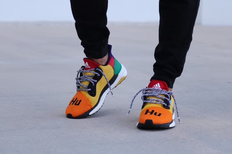 Pharrell x adidas 全新聯名 Solar Hu Glide St 上腳預覽