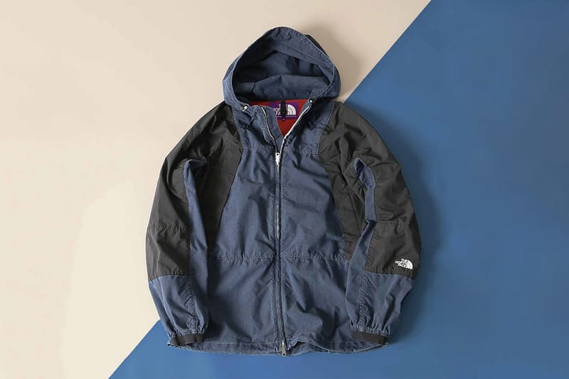 The North Face Purple Label x Journal Standard 別注藍染配色 Mountain Wind Parka