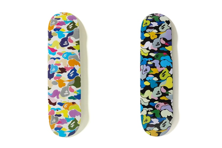 A BATHING APE® Multi Camo 迷彩滑板登场