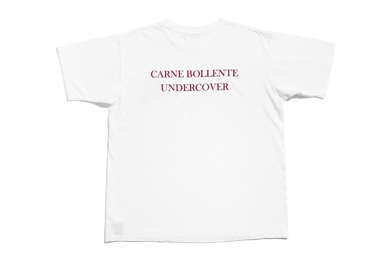 UNDERCOVER x Carne Bollente 聯名系列上架