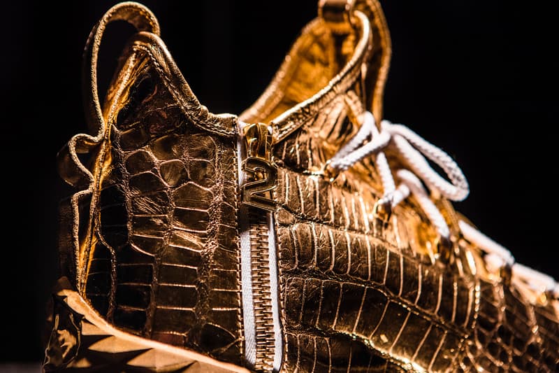 The Shoe Surgeon 為 LeBron James 打造特別版 Nike LeBron 15 鍍金镶钻鞋款