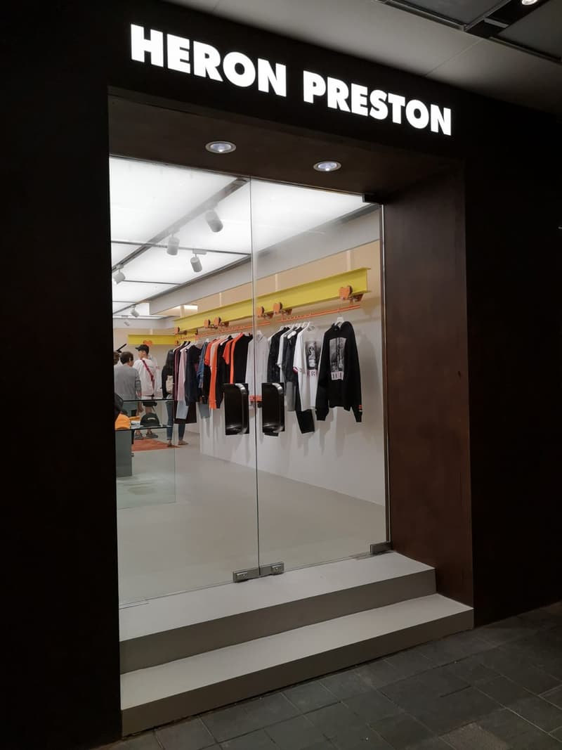 走進 Heron Preston 香港首間店舖