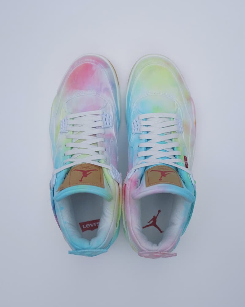 Larry Luk 打造 Levi's x Air Jordan 4 扎染定製版本