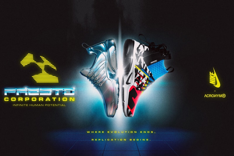 Nike Air Presto Mid x ACRONYM® 全新系列正式發佈