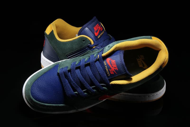 Nike SB Air Force II Low 推出全新配色設計「Midnight Green/Blue Void」