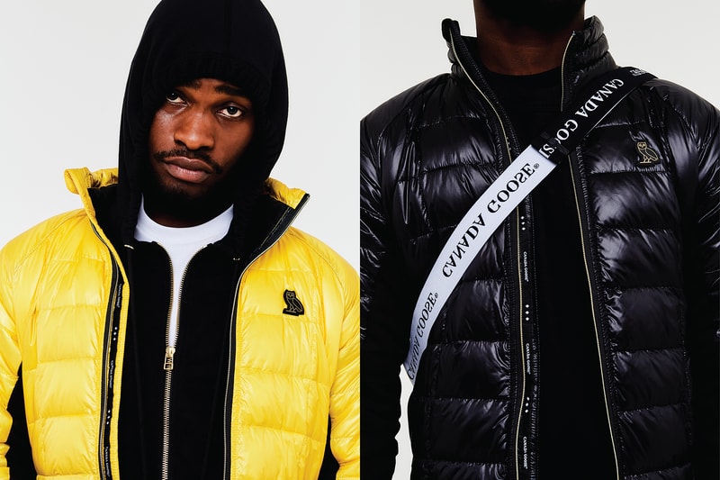 OVO x Canada Goose Hybridge Lite jacket 聯名系列官方圖片釋出