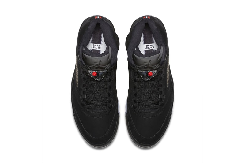 Paris Saint-Germain x Air Jordan 5 官方圖片釋出