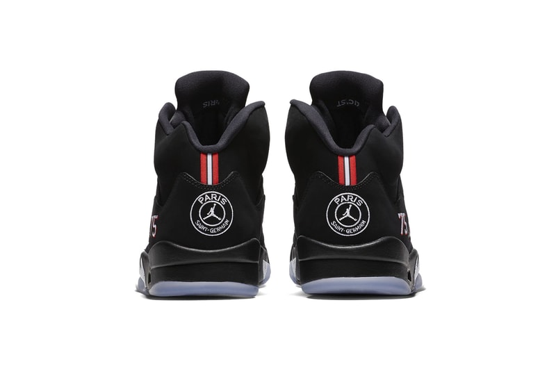 Paris Saint-Germain x Air Jordan 5 官方圖片釋出