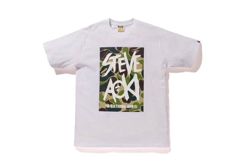 A BATHING APE® 與 DJ Steve Aoki 推出聯名別注系列