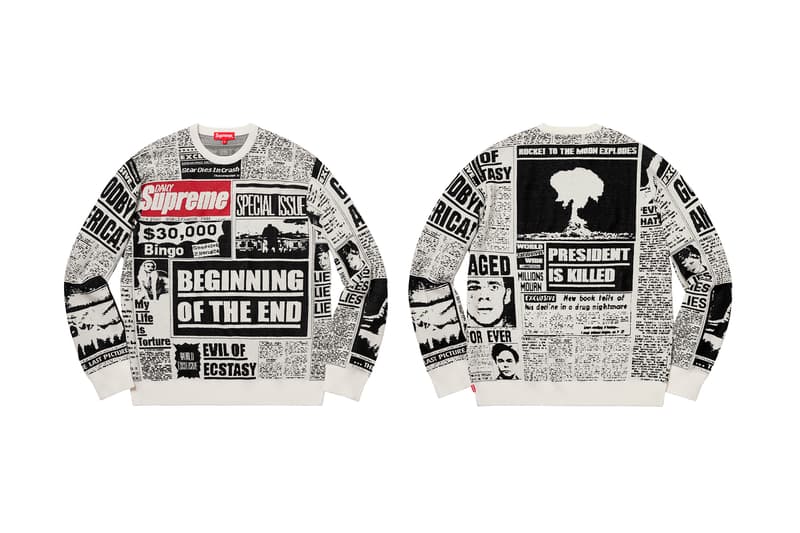 Supreme 2018 秋冬上裝系列