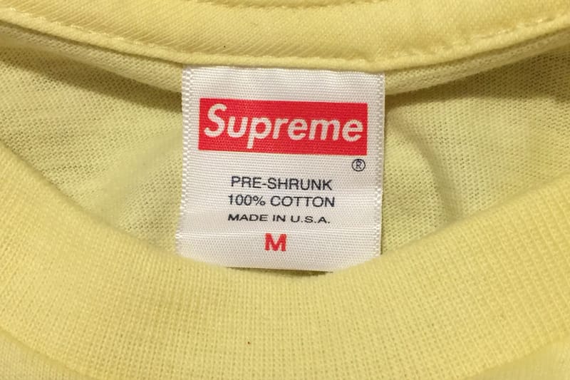 忠粉必注意！本季 Supreme T-Shirt 標籤再現新細節