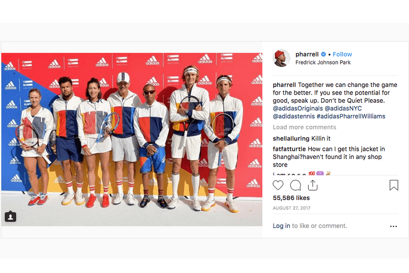 美國網球公開賽時裝大對壘－運動大牌代言人球技外之較量