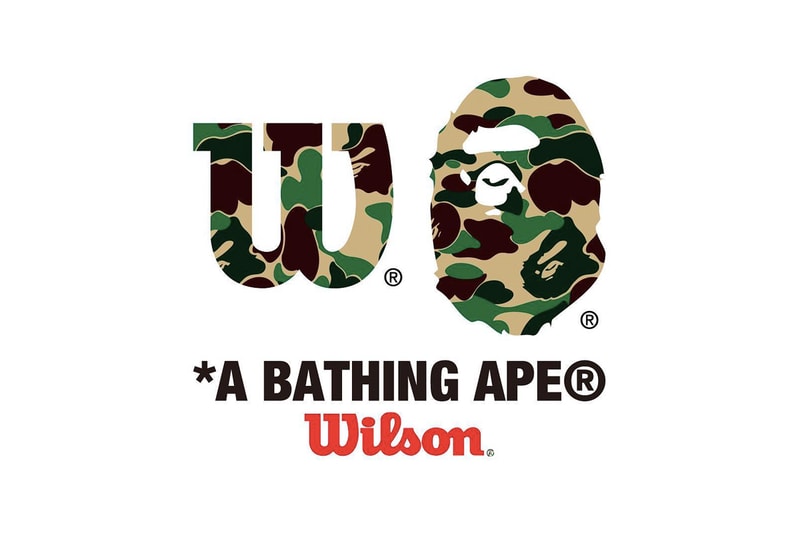 A BATHING APE® x Wilson Tennis 聯名企劃即將發佈