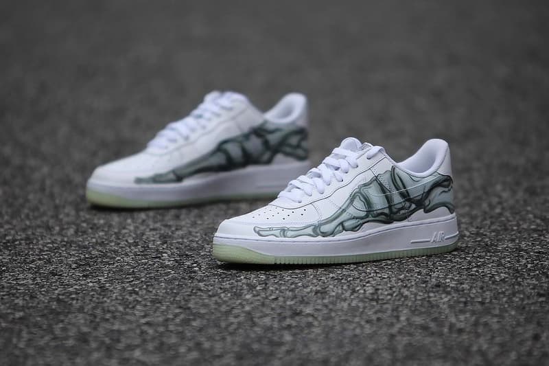 Nike Air Force 1 萬聖節別注配色「Skeleton」搶先曝光