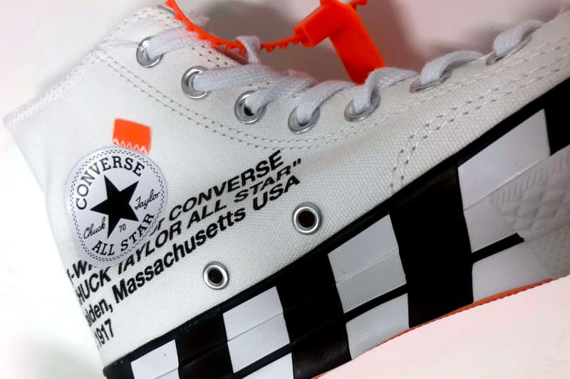 Off-White™ x Converse 聯名第二彈 Chuck 70 实物曝光