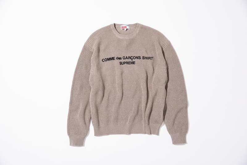Supreme x COMME des GARÇONS SHIRT 2018 秋季聯名系列正式發佈