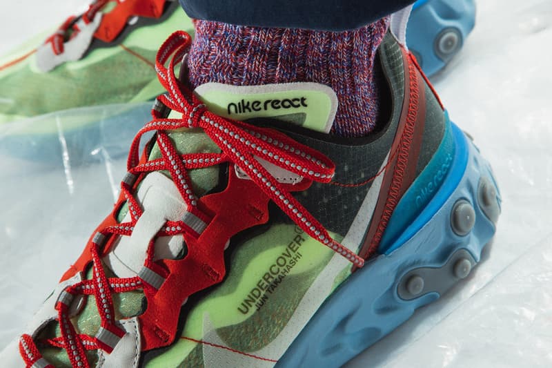 UNDERCOVER x Nike React Element 87 聯名系列上腳一覽