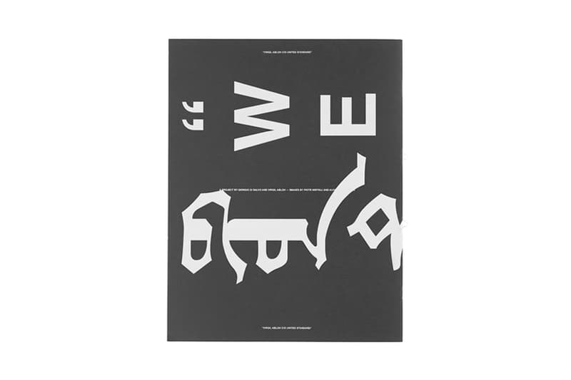 UNITED STANDARD x Virgil Abloh 聯名「WAR」T-Shirt 上架