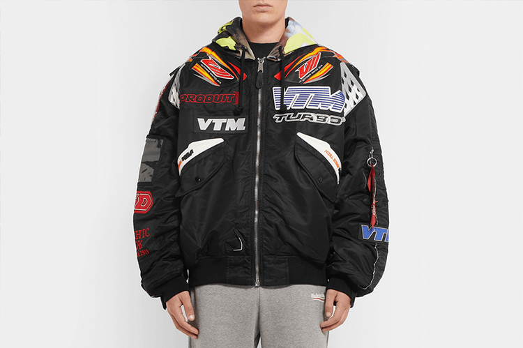Vetements x Alpha Industries 聯名飛行員夾克上架