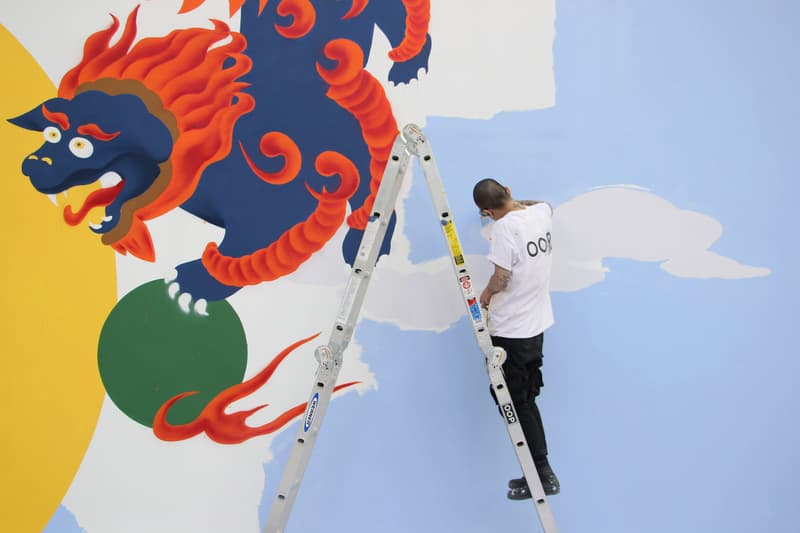 视觉艺术家 ZINAN LAM 发布新作「AWAKEN」大幅壁画